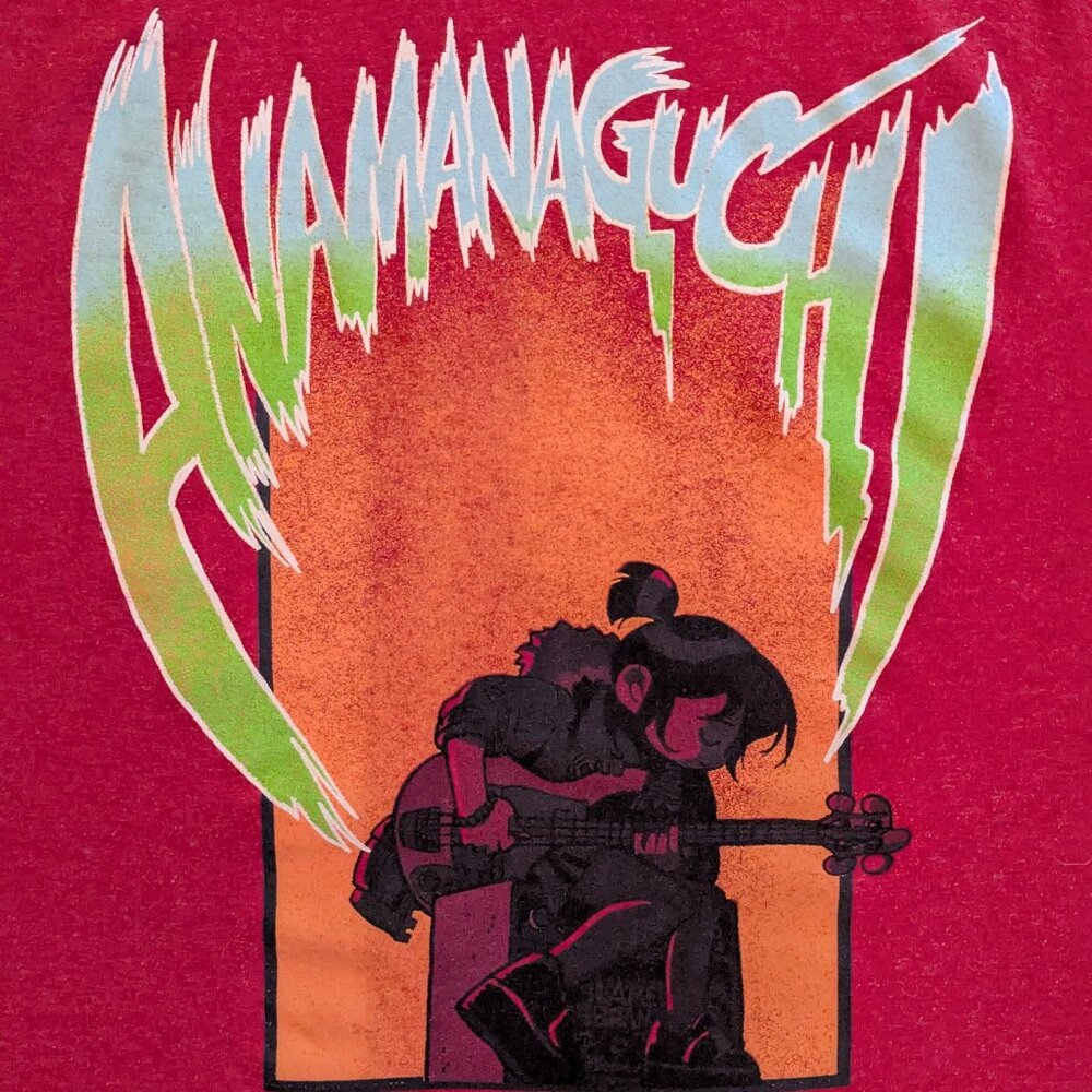 Anamanaguchi Scott Pilgrim Knives Chau Red Multicolor 3XL T-shirt